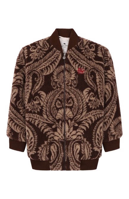 Мужская бомбер из экомеха ETRO, арт. GX2P57