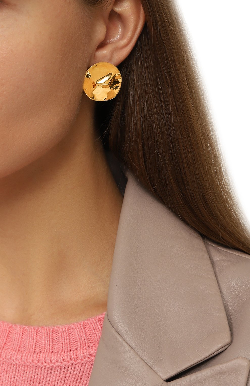 Серьги MS. MARBLE золотого цвета по цене 16200 руб., арт. MM-ELG, фото 2 Серьги MS. MARBLE, арт. MM-ELG, фото 2