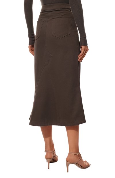 Джинсовая юбка RICK OWENS, арт. RP02B6349/CF, фото 4