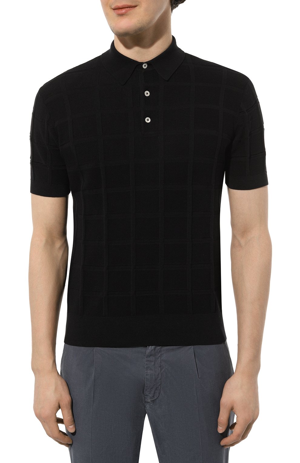 Хлопковое поло EMPORIO ARMANI, арт. 3R1MXM/1MEXZ, фото 3