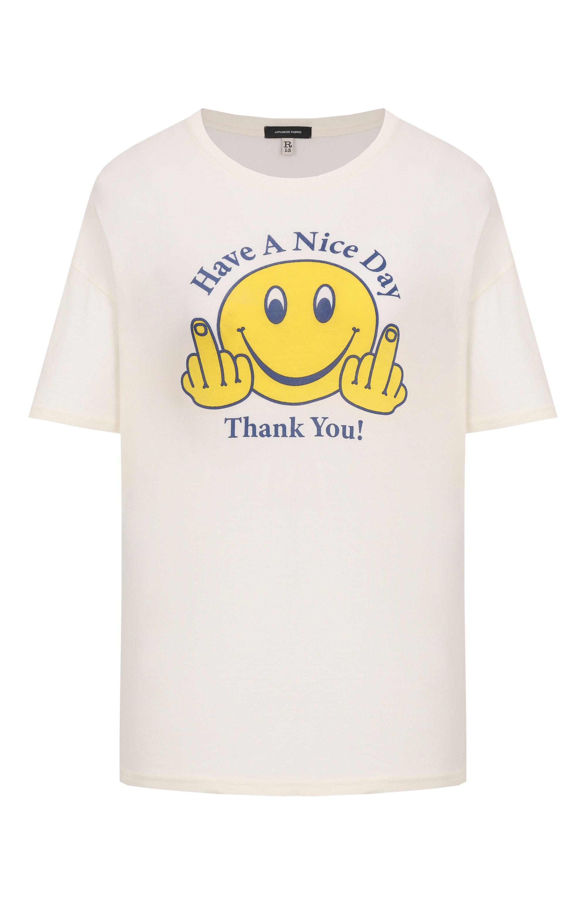 Футболка из хлопка и кашемира R13, арт. R13WK141-K120B, фото 1