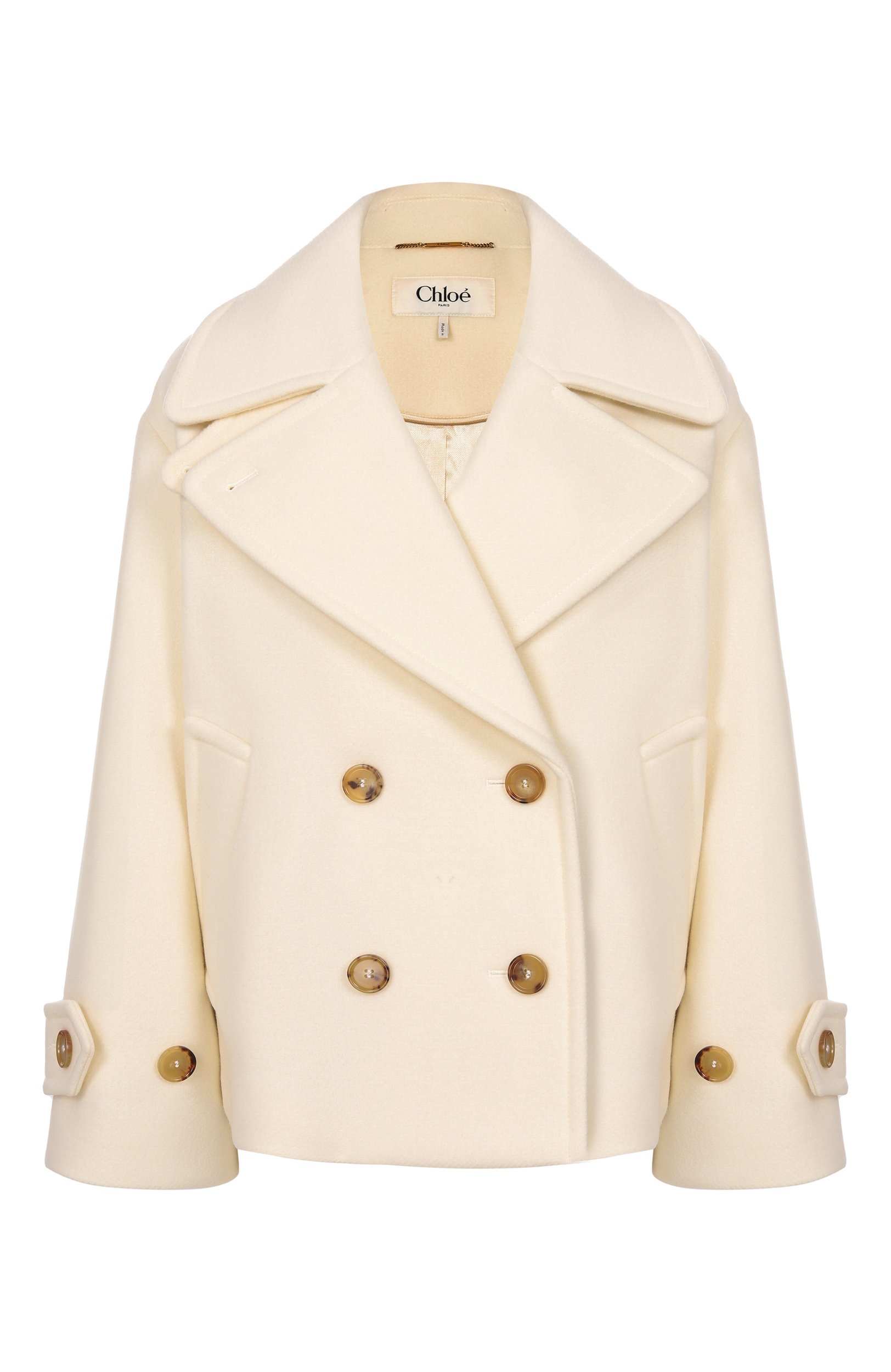 Chloé Шерстяное полупальто