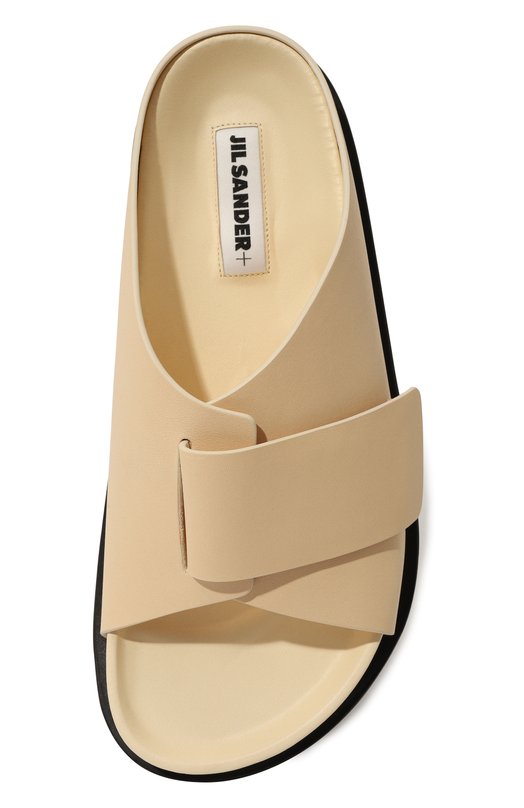 фото Кожаные шлепанцы jil sander