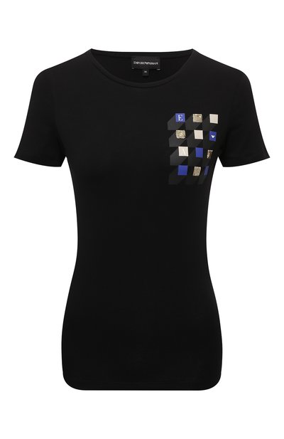 Женская хлопковая футболка EMPORIO ARMANI, арт. 6K2T6F/2JQAZ