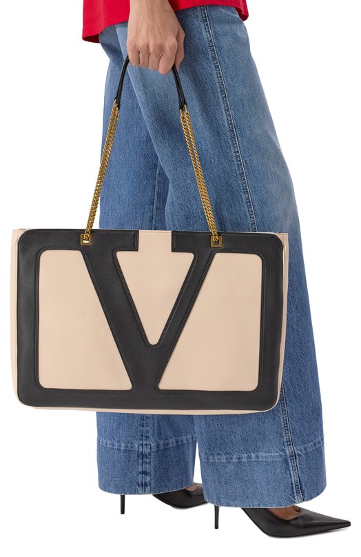 Сумка-тоут Viva Superstar large Valentino 6W2B0R12/PTJ Кремовый  6W2B0R12/PTJ Фото 2