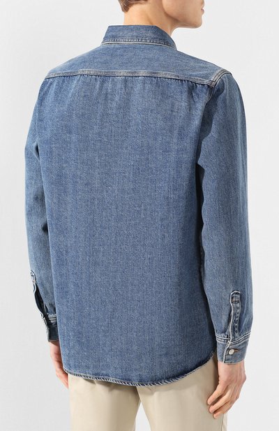 Джинсовая рубашка BURBERRY, арт. 8005278, фото 4