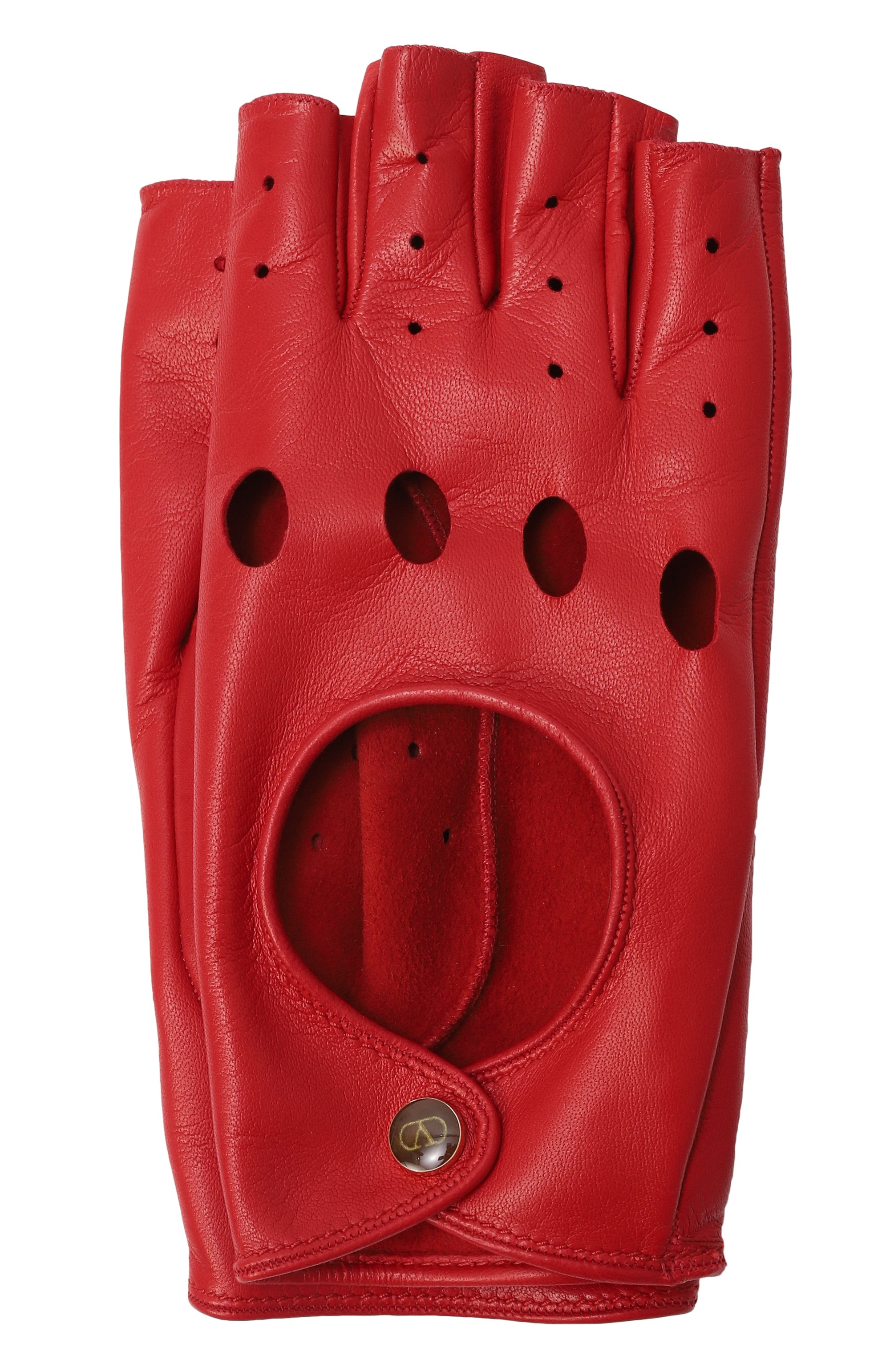 Кожаные митенки VALENTINO, арт. 7W2GAA00/LDU, фото 1