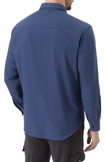 Рубашка из хлопка и лиоцелла CANALI, арт. CSL2067/GM03494, фото 4