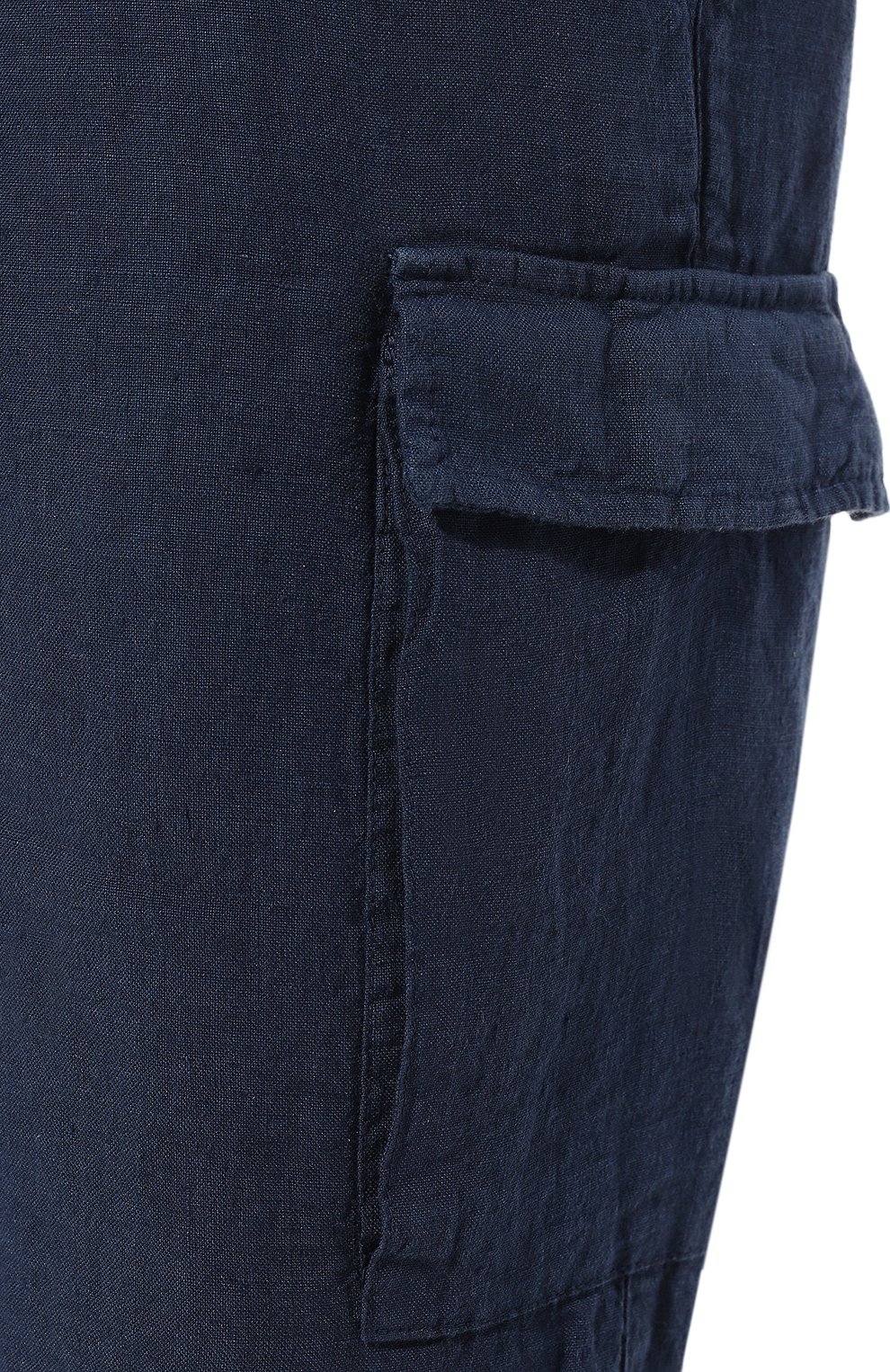 Льняные шорты MC2 SAINT BARTH темно-синего цвета по цене 15800 руб., арт. STBM/MARSEILLE/00194D, фото 5 Льняные шорты MC2 SAINT BARTH, арт. STBM/MARSEILLE/00194D, фото 5