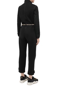 Женский джинсовый комбинезон STELLA MCCARTNEY черного цвета, арт. 600241/S0H08 | Фото 4 (Рукава: Длинные; Кросс-КТ: Деним; Длина (брюки, джинсы): Стандартные; Случай: Повседневный; Материал сплава: Проставлено; Материал внешний: Хлопок; Стили: Спорт-шик; Драгоценные камни: Проставлено; Женское Кросс-КТ: Комбинезон-одежда)