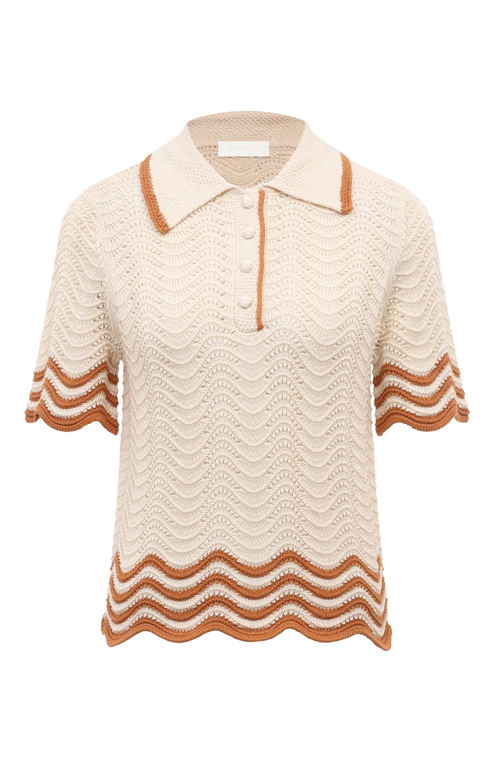 Хлопковое поло ZIMMERMANN, арт. 8694TRS243, фото 1