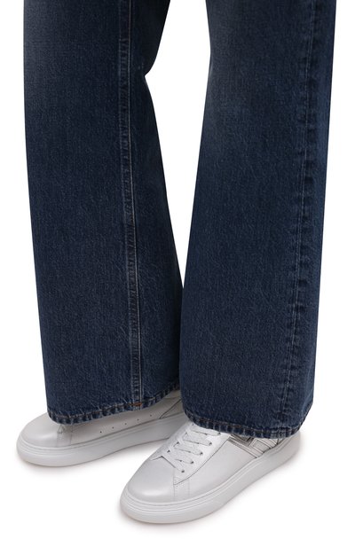 Кожаные кеды HOGAN, арт. HXW3650J970QYT, фото 3