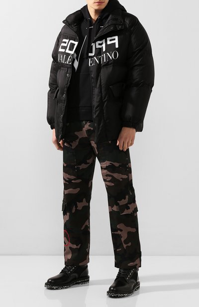 Комбинированные ботинки odin JIMMY CHOO черного цвета по цене 89950 руб., арт. 0DIN/UUY, фото 2 Комбинированные ботинки odin JIMMY CHOO, арт. 0DIN/UUY, фото 2