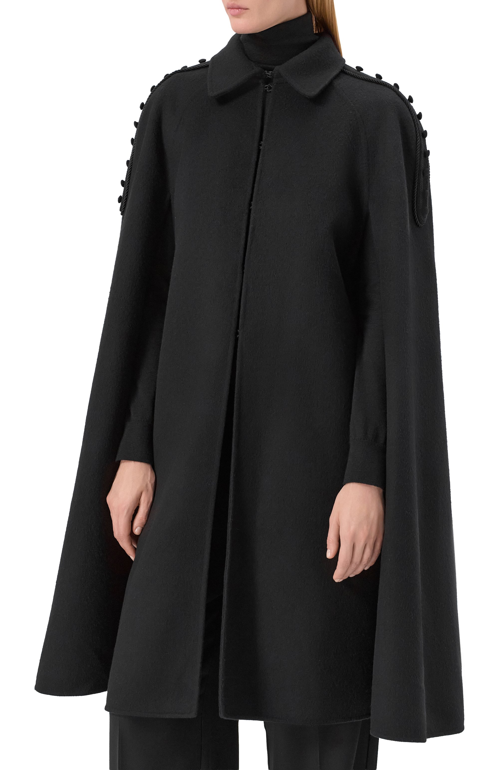 Шерстяной кейп ELIE SAAB, арт. J0178EF25W0003, фото 3