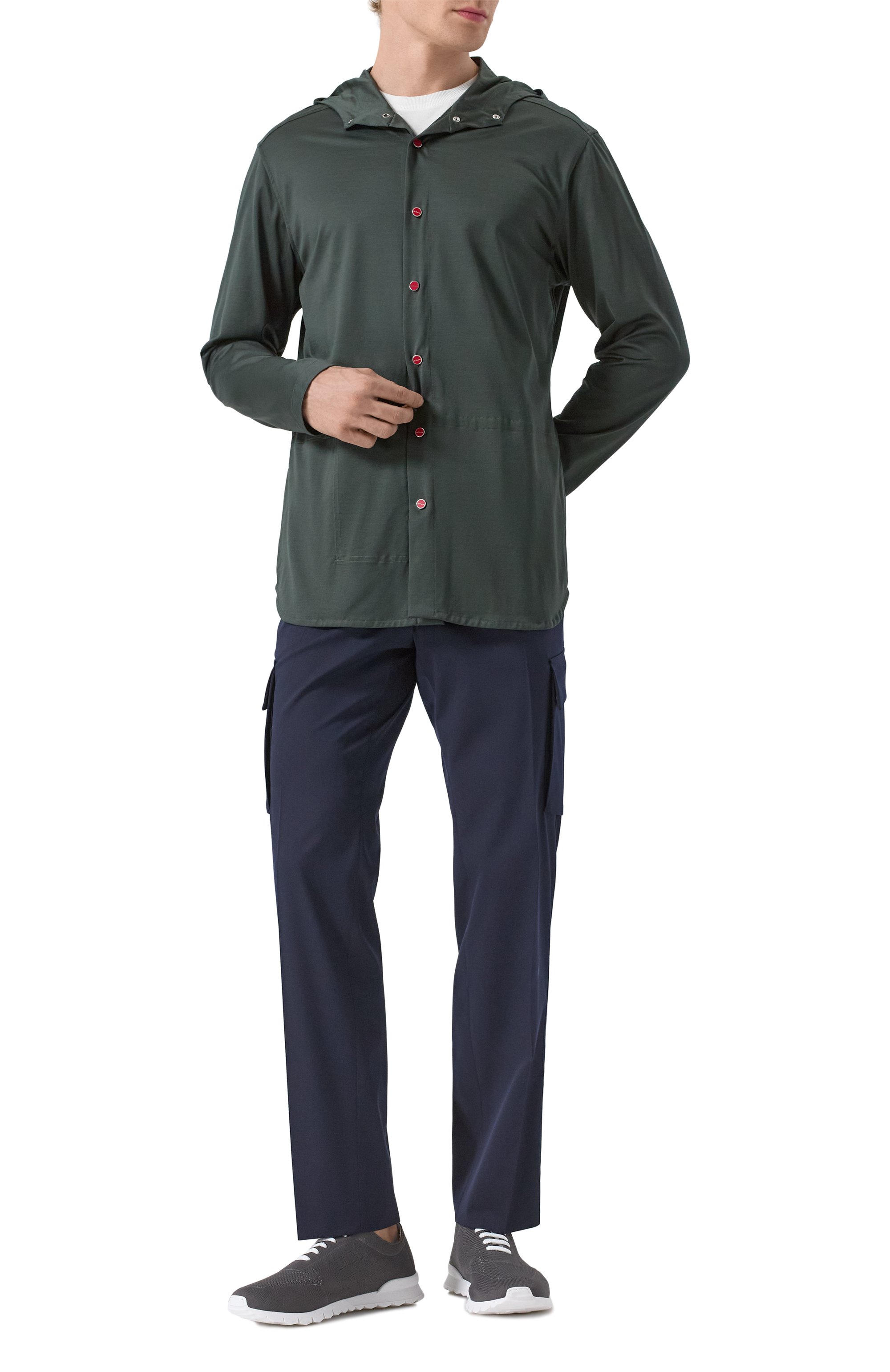 Текстильные кроссовки KITON, арт. USSFITSN0115204, фото 2