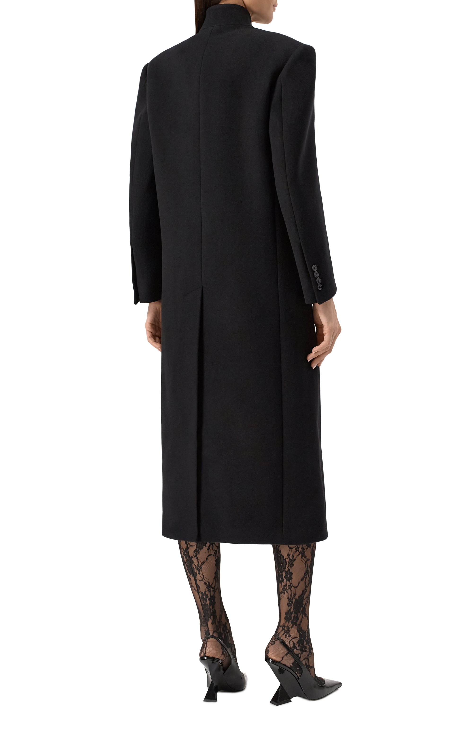 Шерстяное пальто THE ATTICO, арт. 250WCC00081/WWV058AA, фото 4