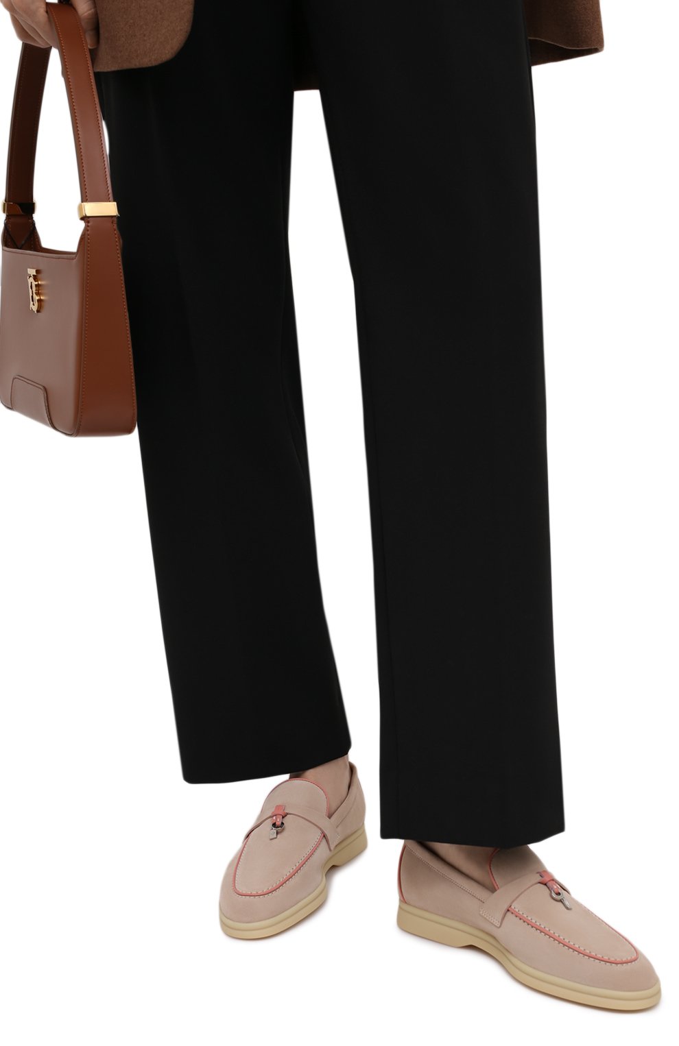 Замшевые лоферы summer charms LORO PIANA, арт. FAL5899, фото 3