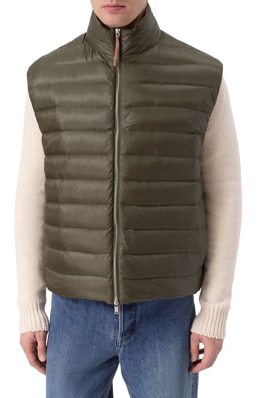 Пуховый жилет Jil Sander J47AF0148-J70122 Хаки  J47AF0148-J70122 Фото 3