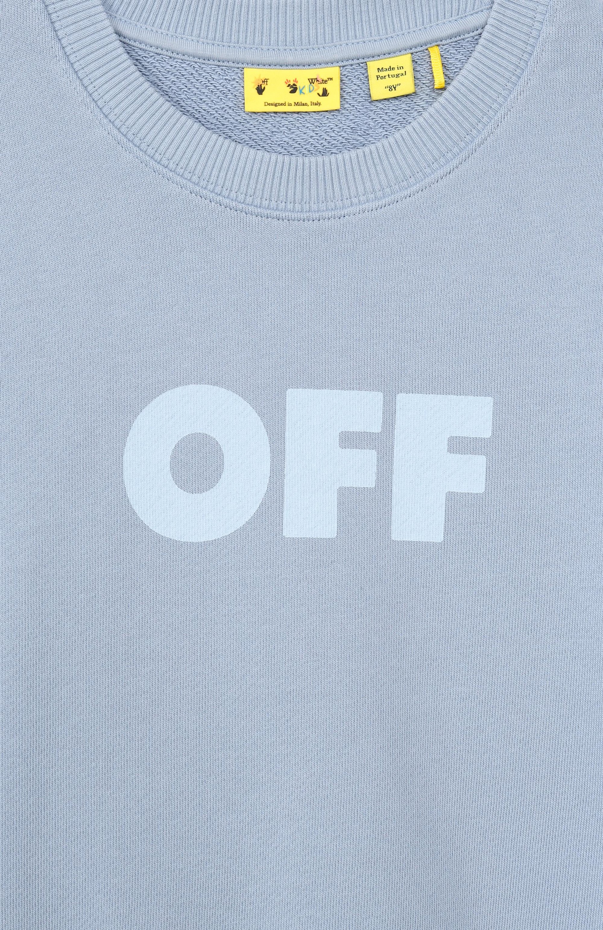 Хлопковый свитшот OFF-WHITE, арт. 0GBA001S26FLE006_001, фото 3