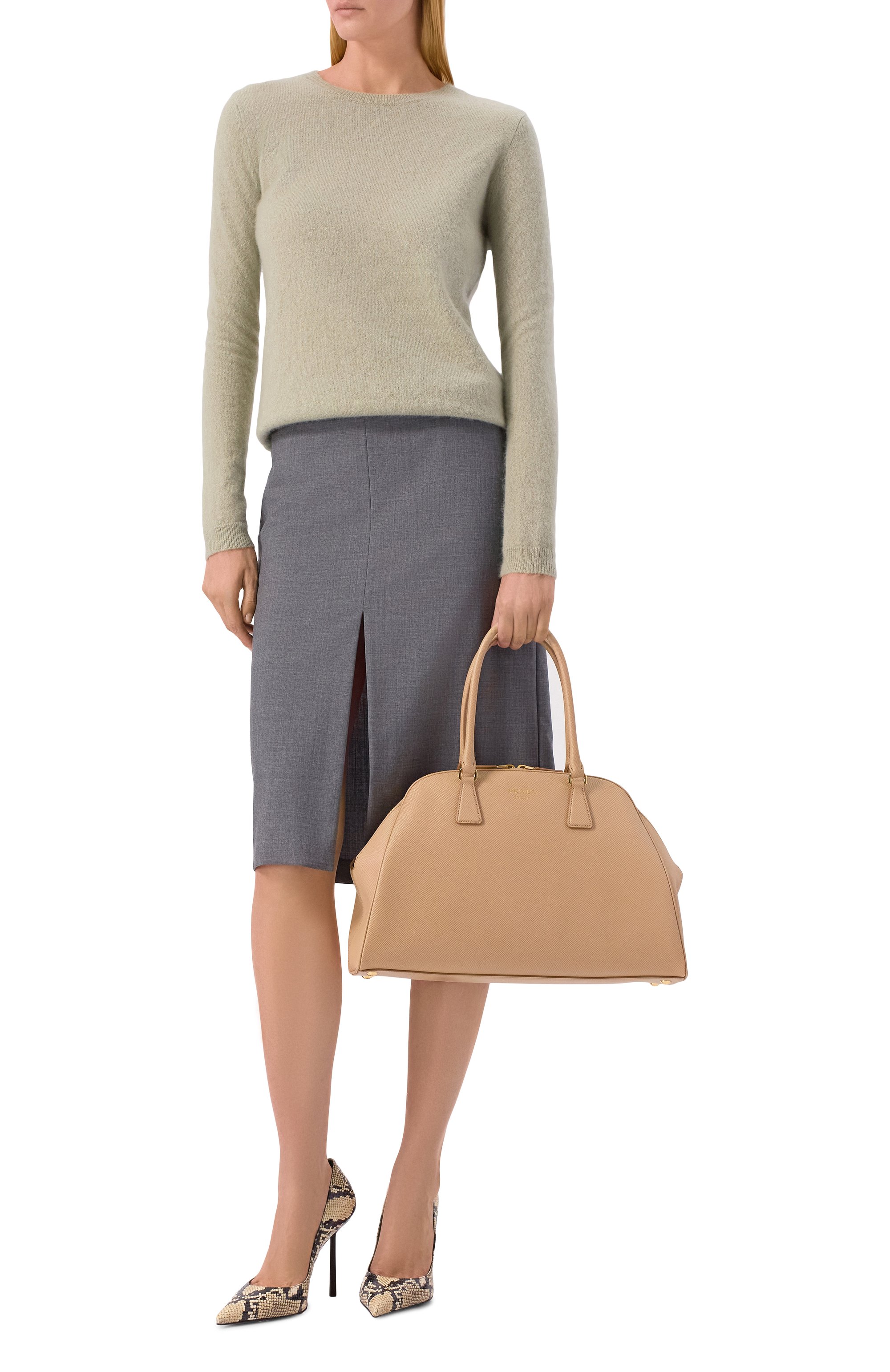 Сумка PRADA бежевого цвета по цене 529000 руб., арт. 1BG524/2A4A, фото 7 Сумка PRADA, арт. 1BG524/2A4A, фото 7