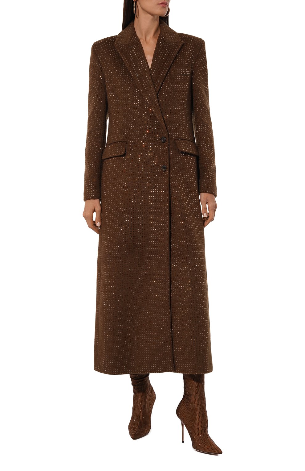 Пальто с отделкой стразами GIUSEPPE DI MORABITO, арт. 03PFC0047FC 03350, фото 2