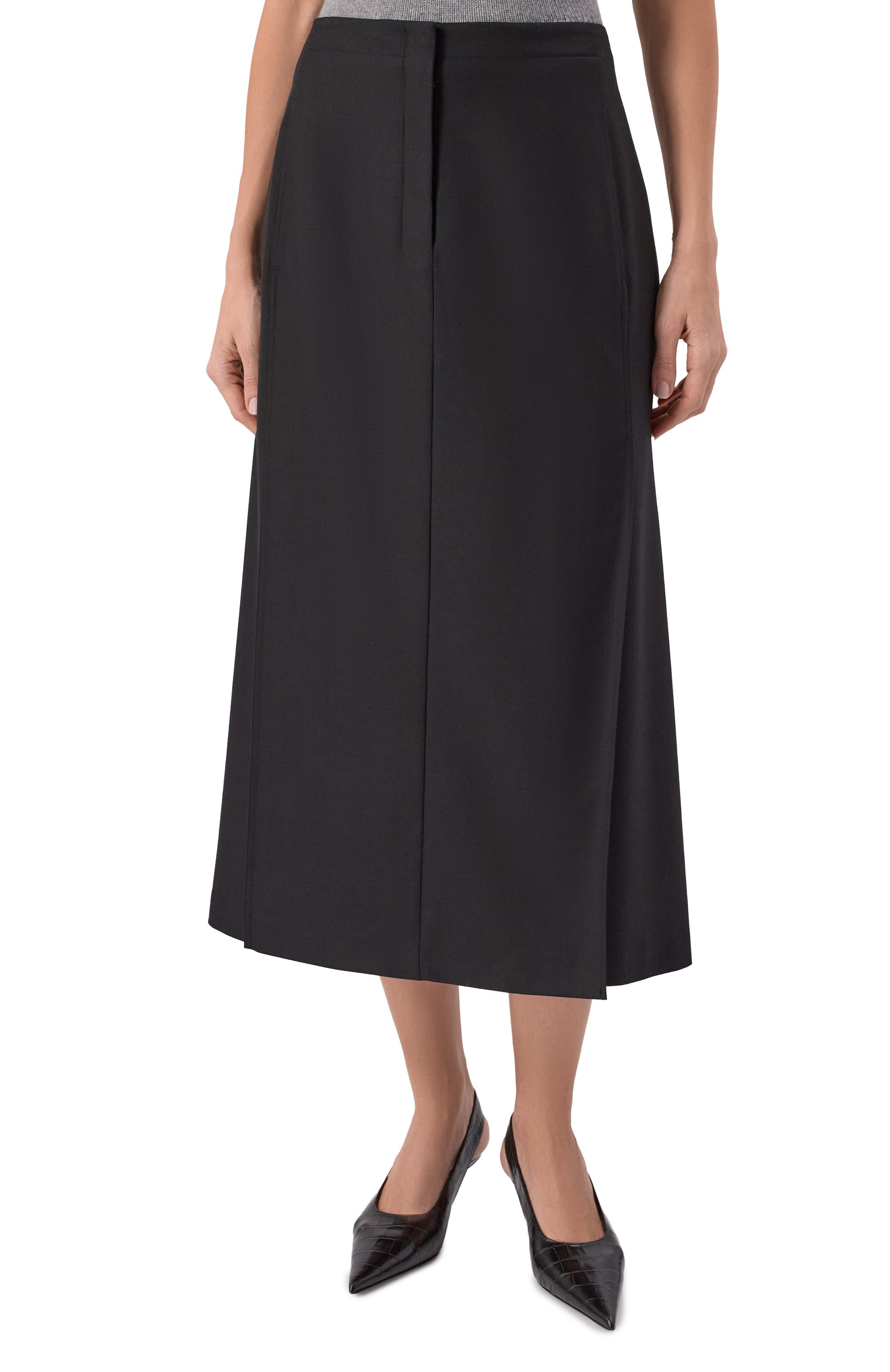 Юбка из шерсти и вискозы THEORY, арт. P0801304, фото 3