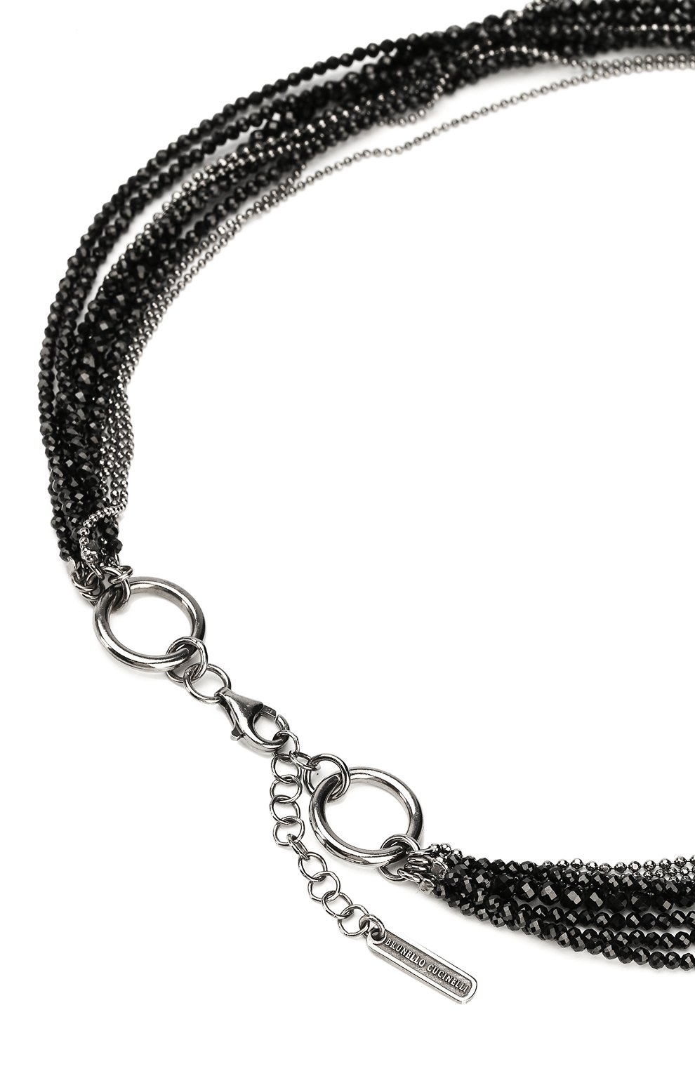 Колье BRUNELLO CUCINELLI черного цвета по цене 161500 руб., арт. MC0W9LS01/M, фото 3 Колье BRUNELLO CUCINELLI, арт. MC0W9LS01/M, фото 3