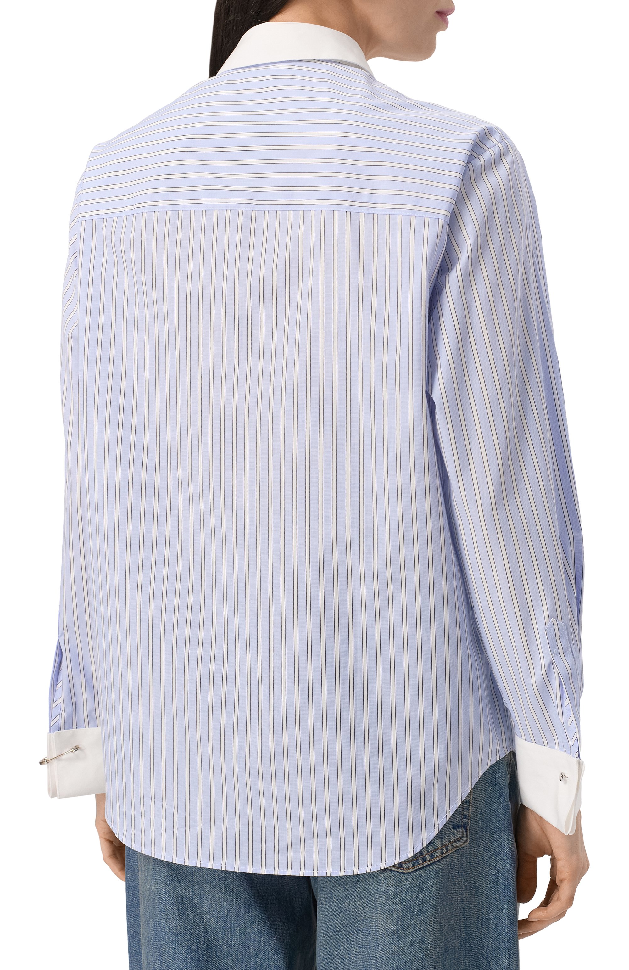 Хлопковая рубашка ZADIG AND VOLTAIRE, арт. WWSH02165, фото 4