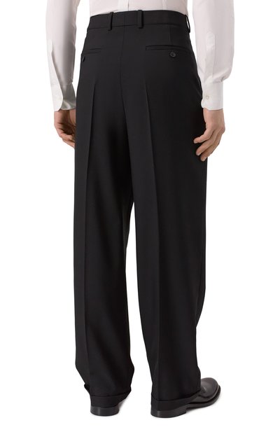 Шерстяные брюки SAINT LAURENT, арт. 796137/Y1J22, фото 4