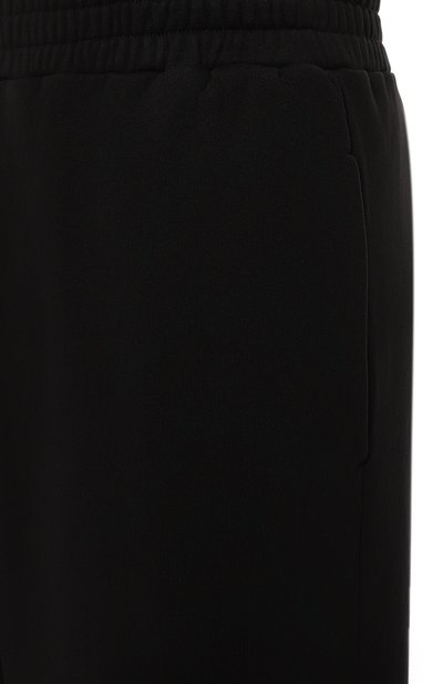 Хлопковые джоггеры MM6 черного цвета по цене 43450 руб., арт. S52KA0398/S25537, фото 5 Хлопковые джоггеры MM6, арт. S52KA0398/S25537, фото 5