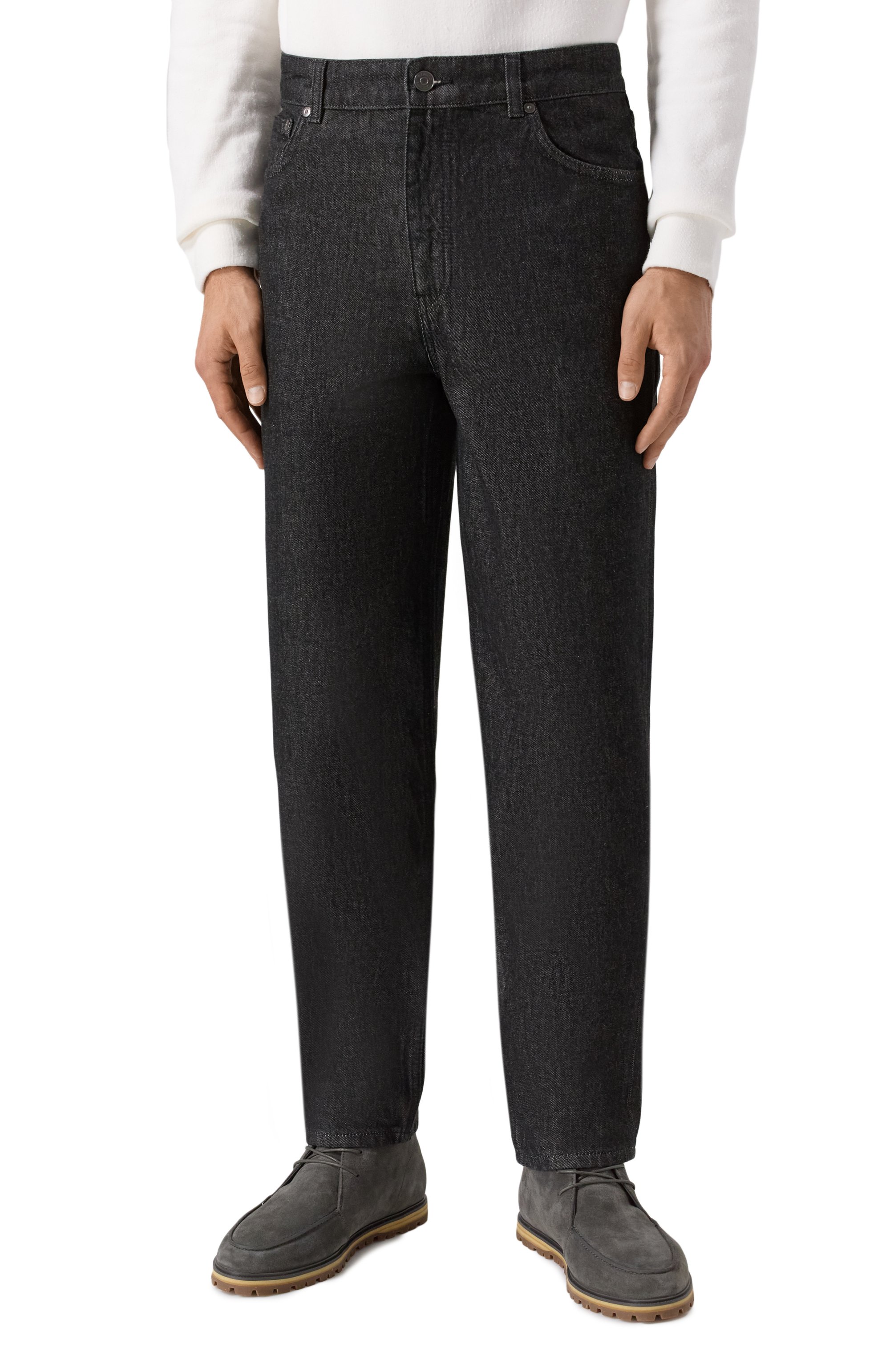 Джинсы tapered 721 12 STOREEZ темно-серого цвета по цене 19000 руб., арт. 126902, фото 3 Джинсы tapered 721 12 STOREEZ, арт. 126902, фото 3