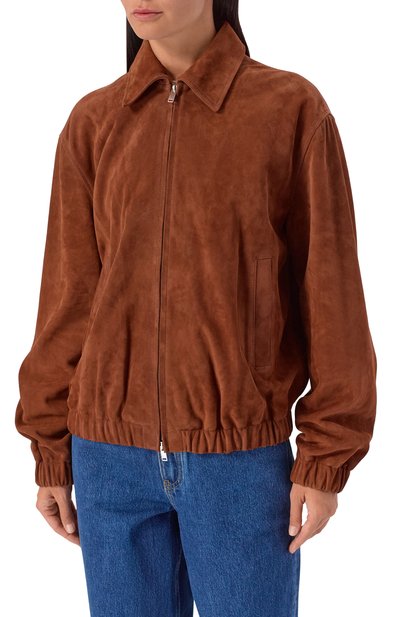 Замшевый бомбер 12 STOREEZ, арт. 135014, фото 3