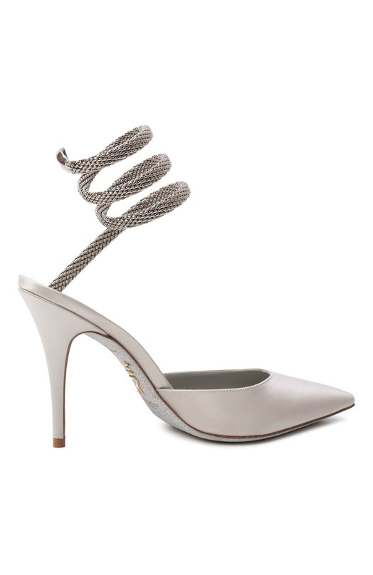 Текстильные туфли Cleo 100 Rene Caovilla C12734-100/R001 Серый  C12734-100/R001 Фото 5
