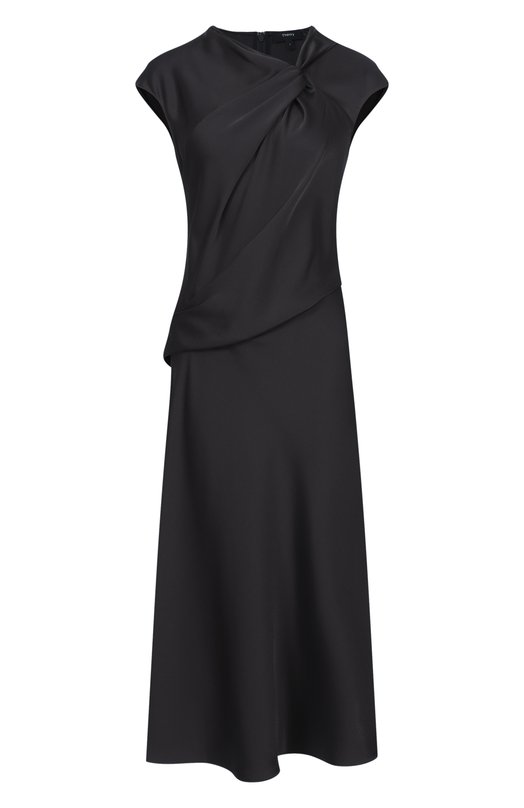 Атласное платье Theory P1009607 Чёрный P1009607