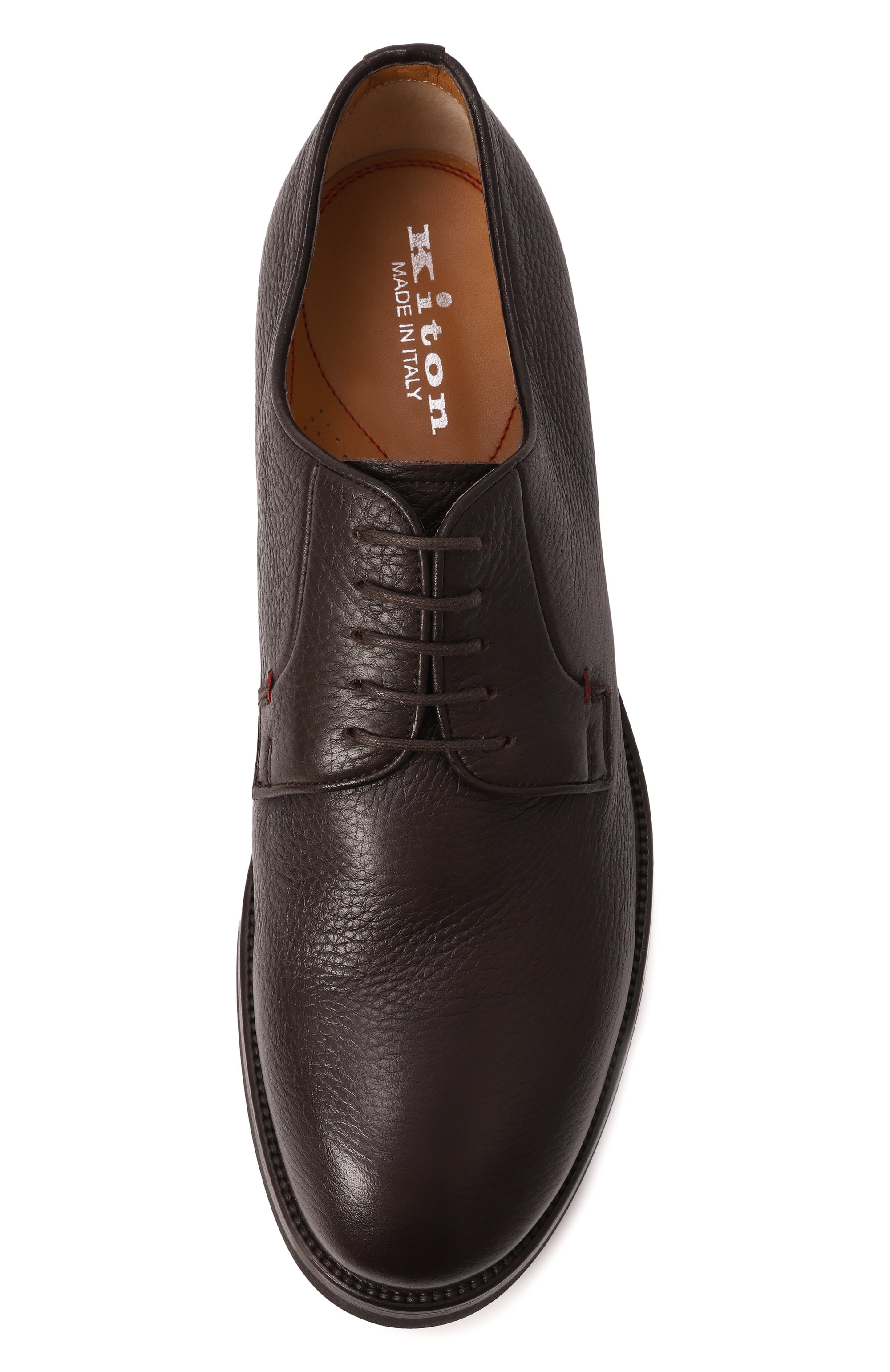 Кожаные дерби KITON, арт. USSA189N0112402, фото 6