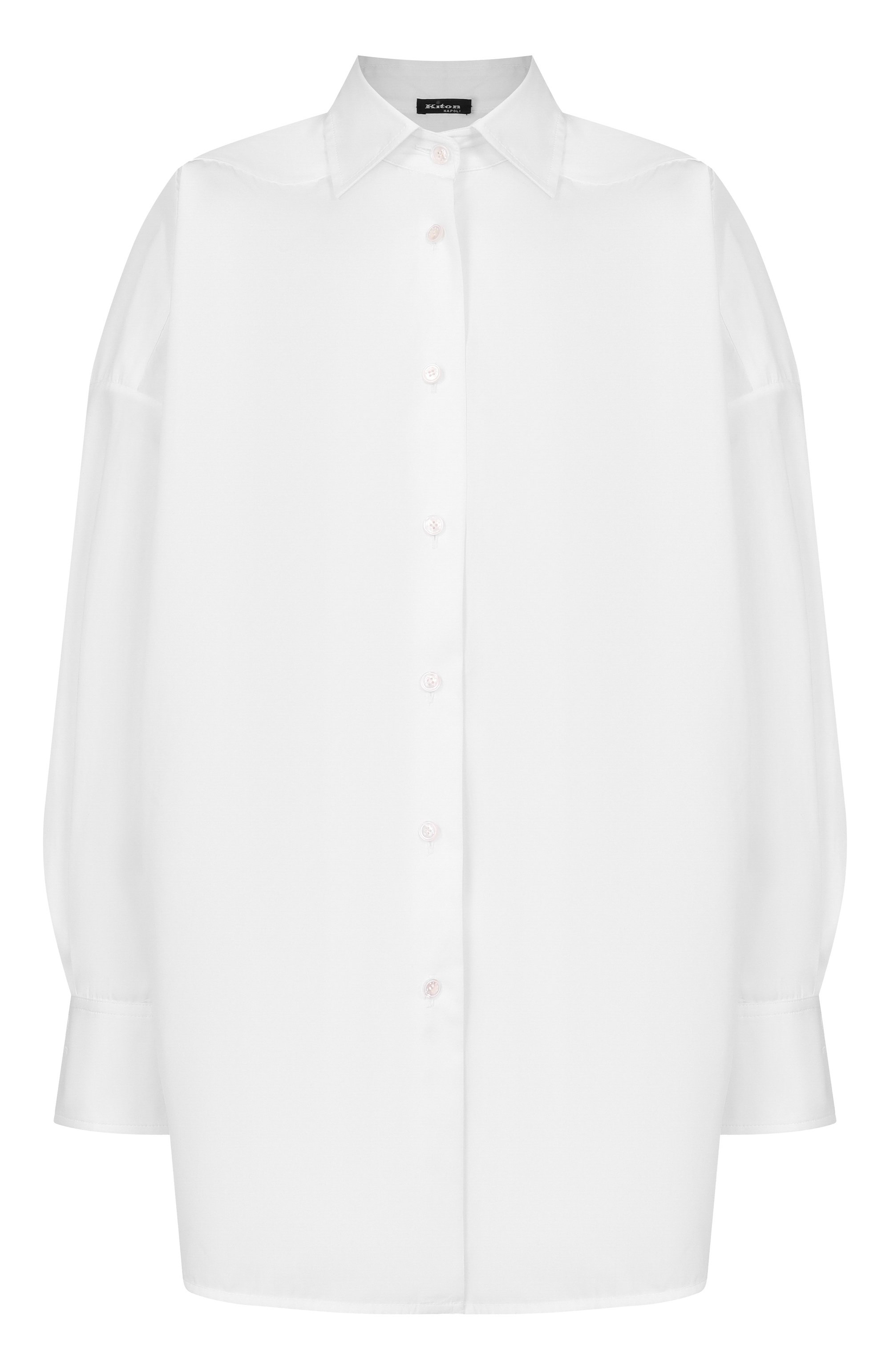 Хлопковая рубашка KITON, арт. D52431H0614301, фото 1
