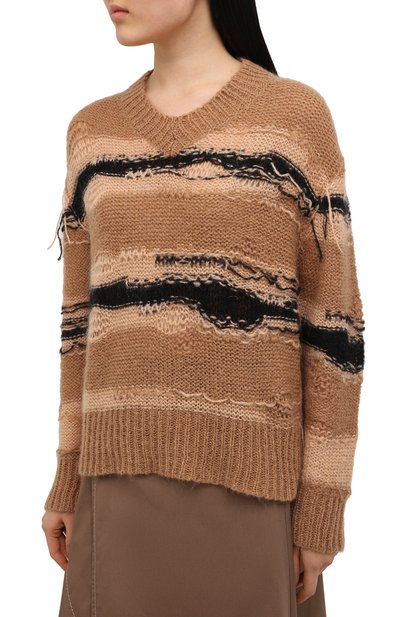Свитер ACNE STUDIOS коричневого цвета по цене 43500 руб., арт. A60242, фото 3 Свитер ACNE STUDIOS, арт. A60242, фото 3