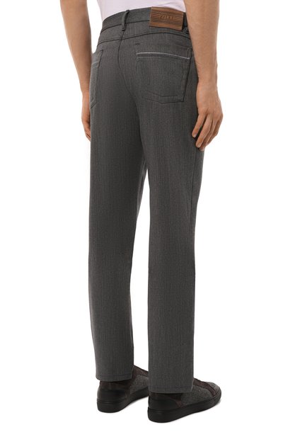 Брюки из шерсти и хлопка ZILLI, арт. J5T301M0225VZRW00, фото 4