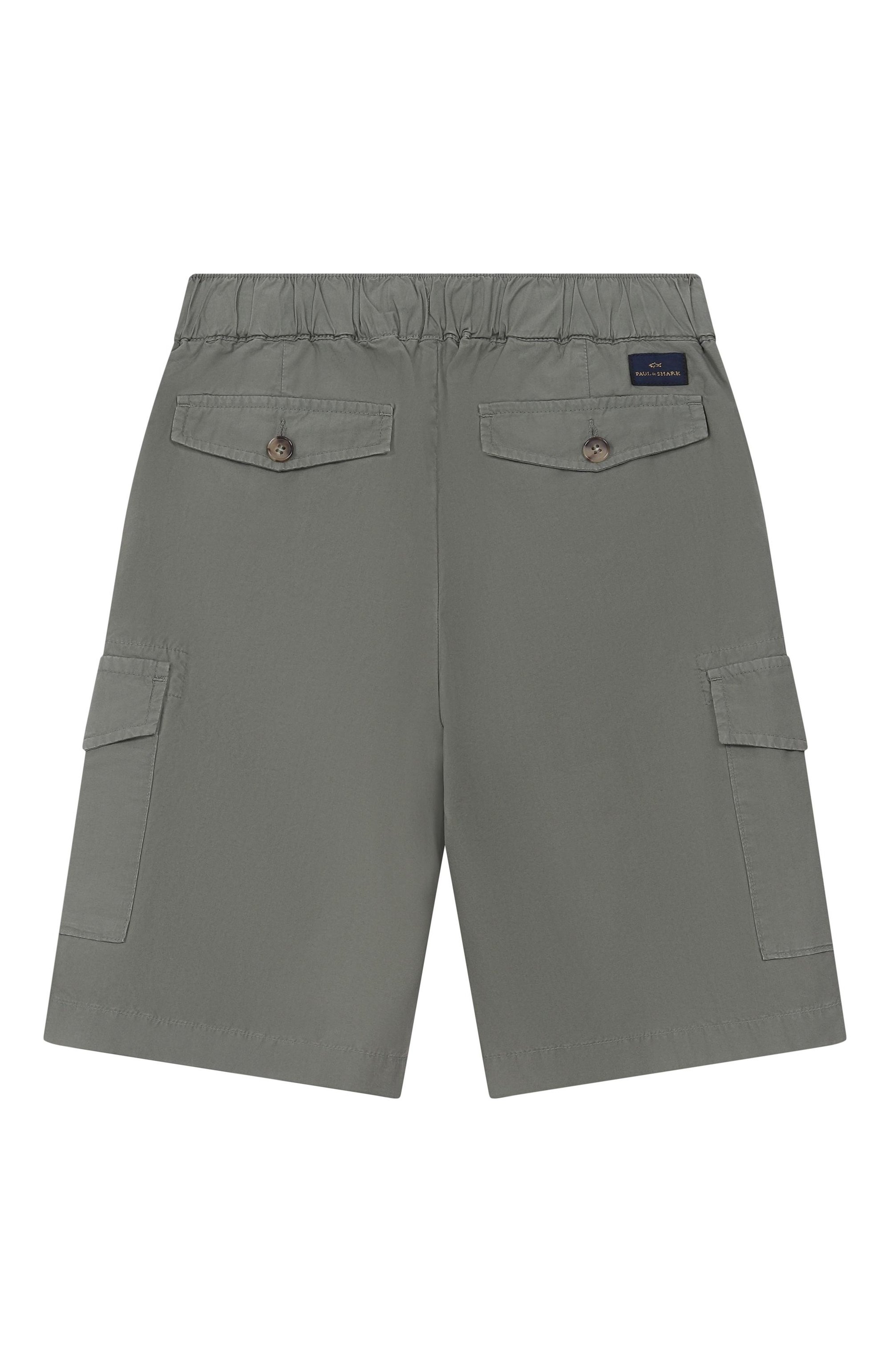 Хлопковые шорты-карго PAUL & SHARK JUNIOR, арт. WUQ002/LLC05/6A-8A, фото 2