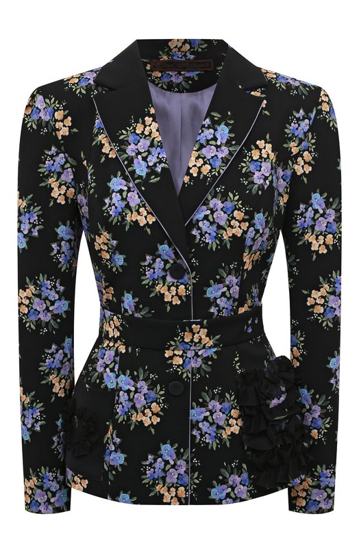 Жакет из вискозы Ulyana Sergeenko GCC010SS22P 0069р22 Чёрный GCC010SS22P 0069р22