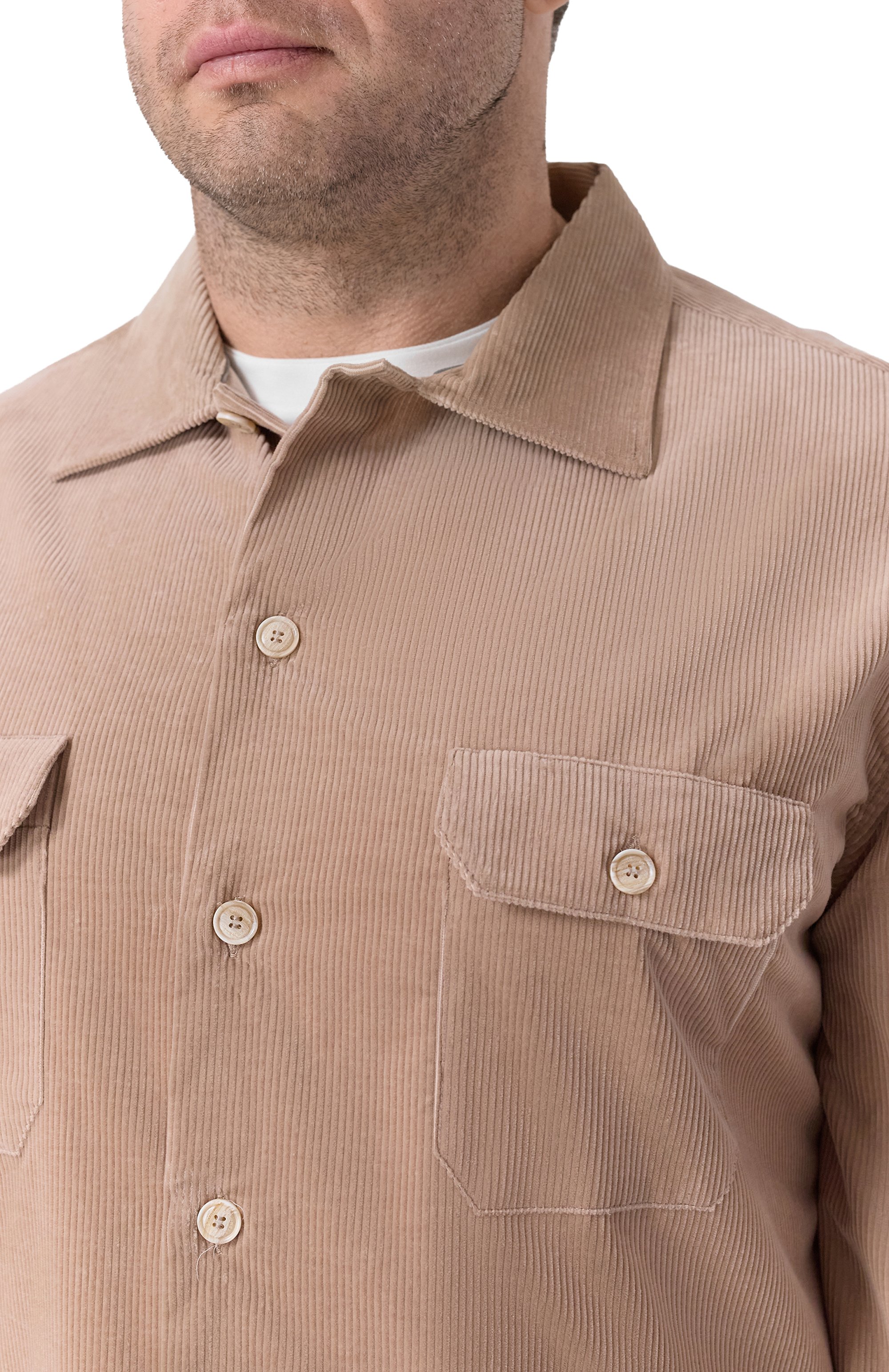 Вельветовая рубашка BRUNELLO CUCINELLI, арт. MY6310720W, фото 5