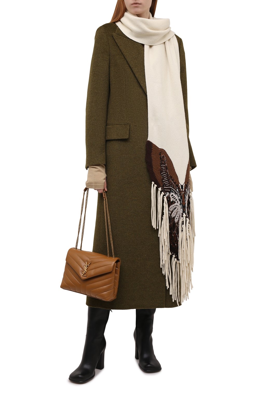 Шарф из шерсти и кашемира CHLOÉ, арт. CHC21WME03560, фото 2