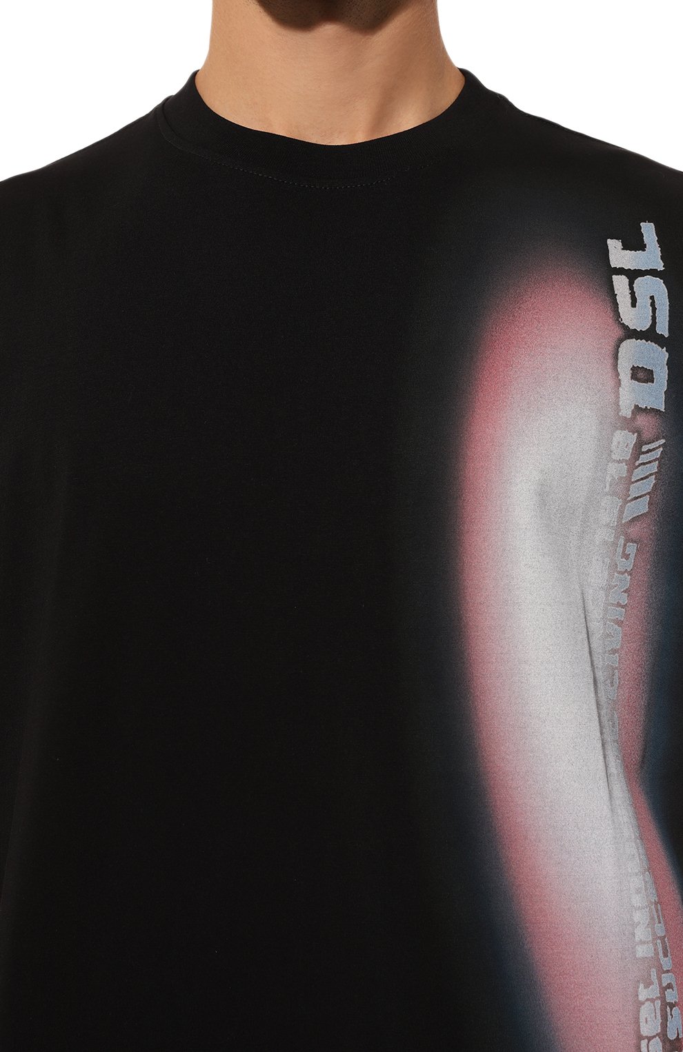 Хлопковая футболка DIESEL, арт. A15938/0PLAT, фото 5