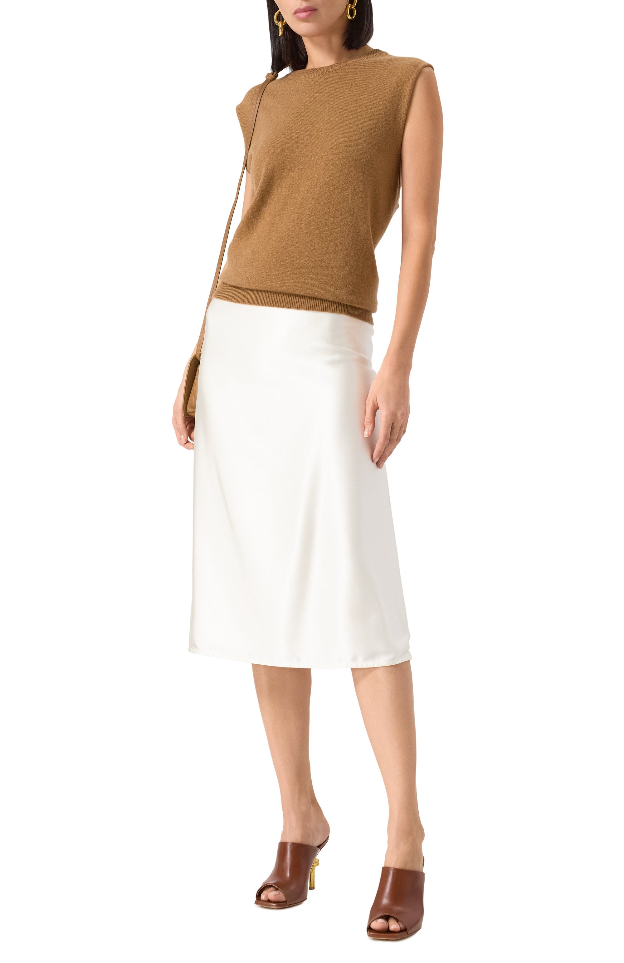 Атласная юбка JIL SANDER, арт. J03MA0210-J65246, фото 2