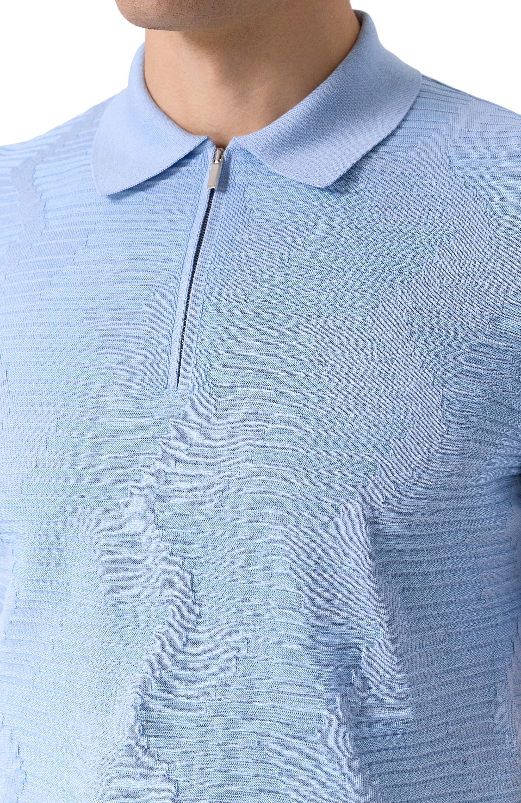 Поло из шелка и хлопка ZILLI, арт. KZP002M0142VTNW00, фото 5