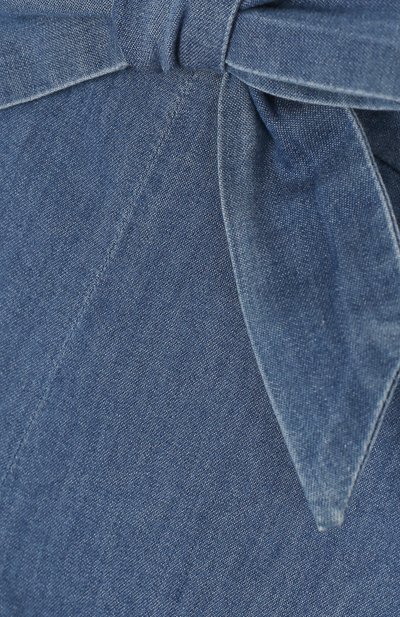 Джинсовые шорты CHLOÉ голубого цвета по цене 9735 руб., арт. C04132/2A-3A, фото 3 Джинсовые шорты CHLOÉ, арт. C04132/2A-3A, фото 3