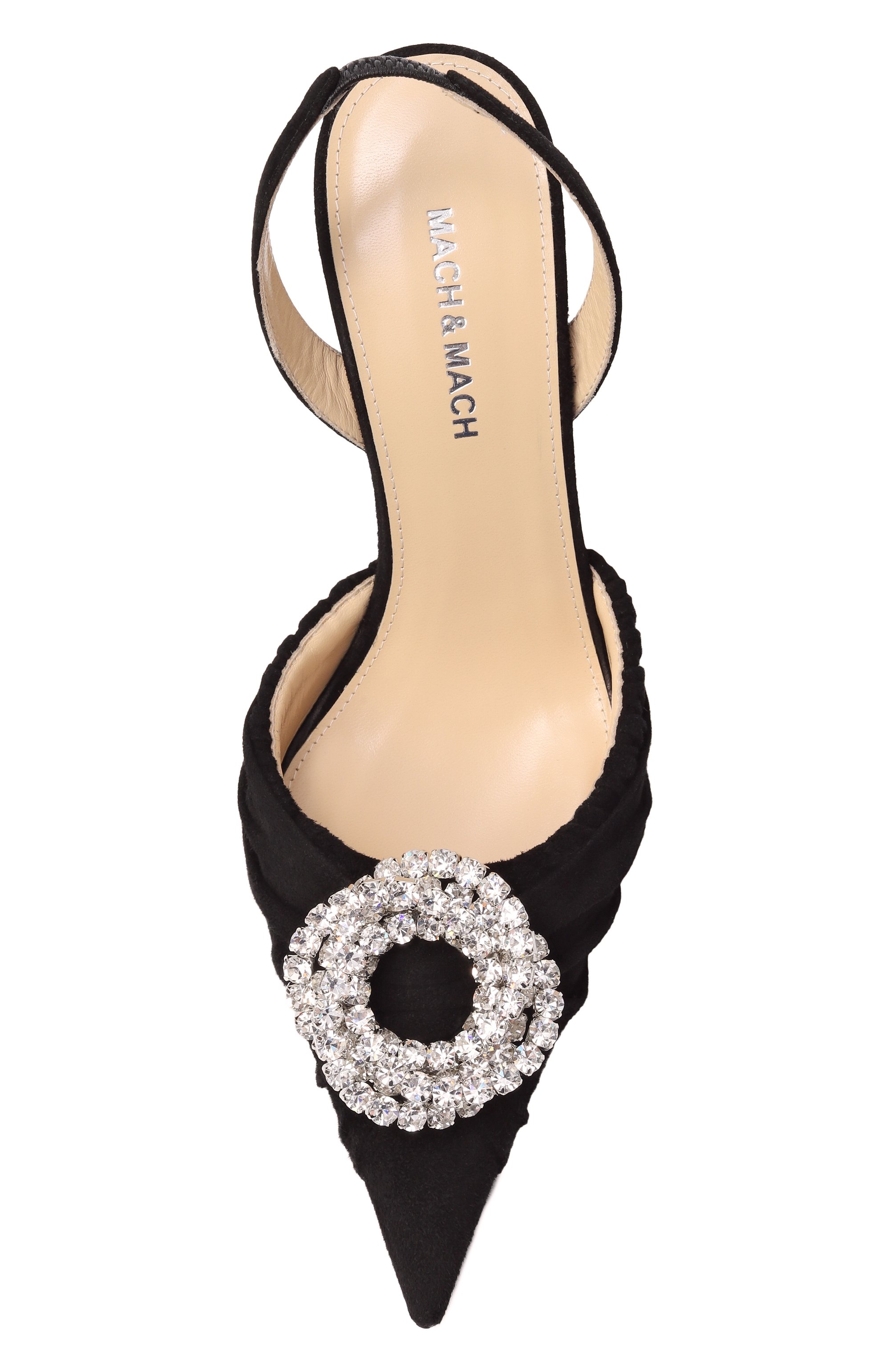 Замшевые туфли galaxy 85 MACH & MACH, арт. FW25-S0821-85-SUE-BLK, фото 6