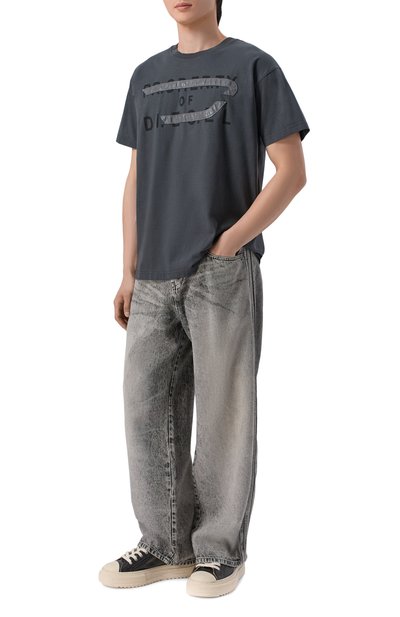 Хлопковая футболка DIESEL, арт. A21027/0DMBJ, фото 2