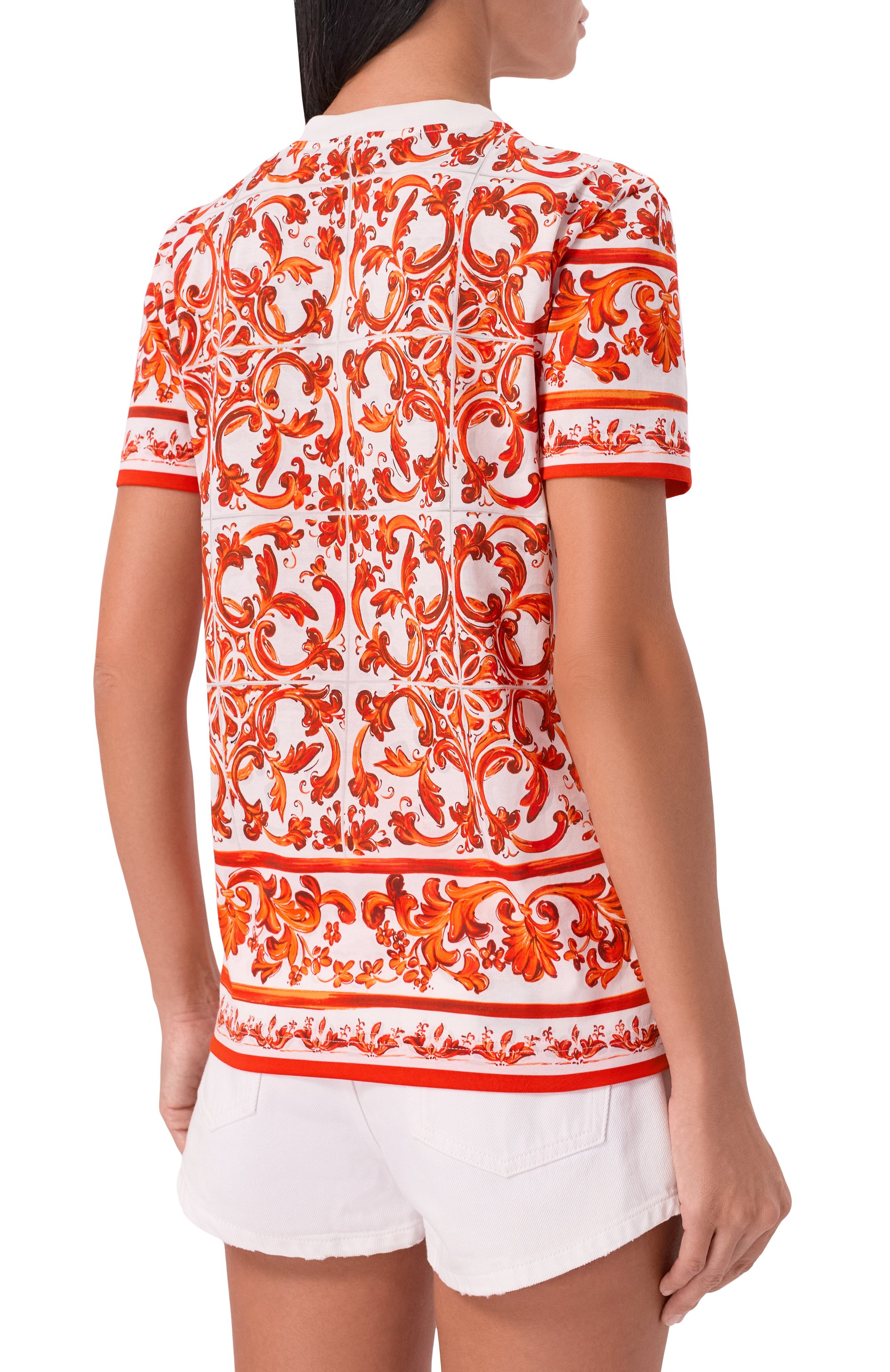 Хлопковая футболка DOLCE & GABBANA, арт. F8V42T/GDDT6, фото 4