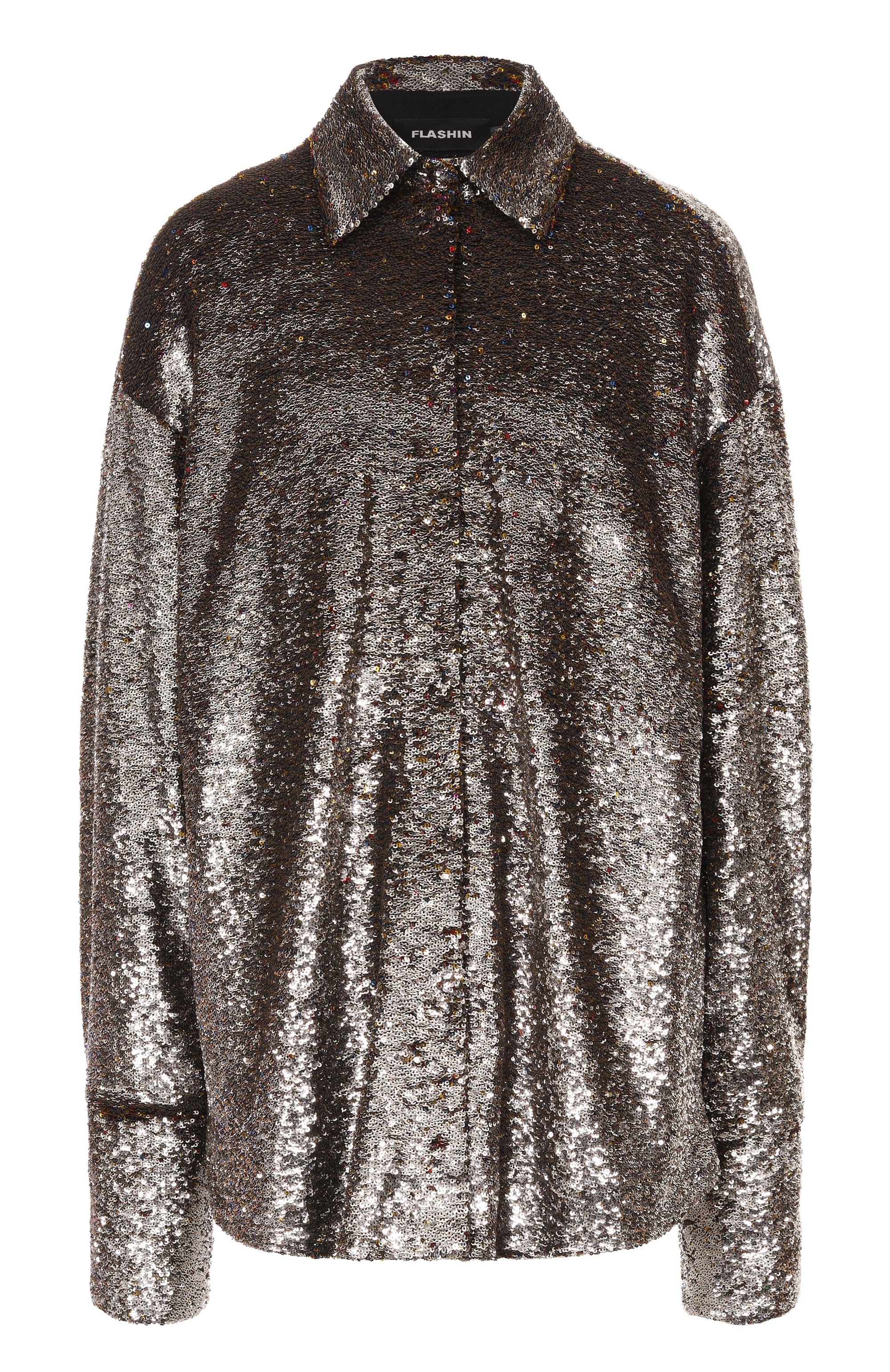 Рубашка с отделкой пайетками FLASHIN, арт. FX25SDB, фото 1
